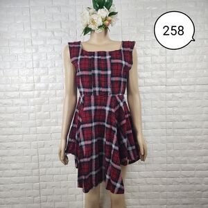 medium red mini dress